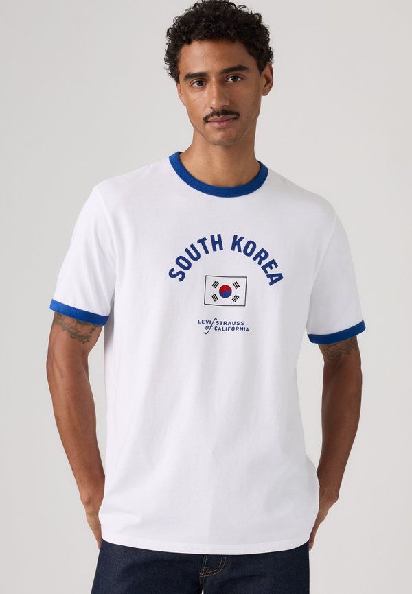 Levi's® FOOTBALL RINGER - Print T-shirt - x south korea ringer tee multi color