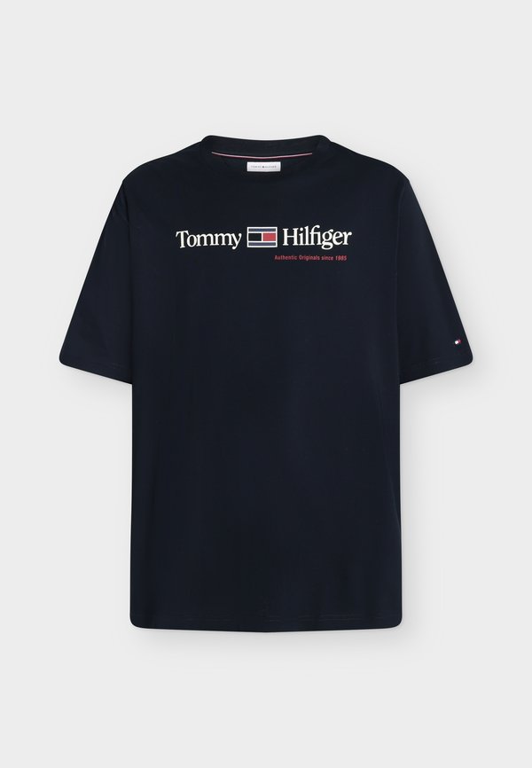 Tommy Hilfiger GRAPHIC TEE - Print T-shirt - navy blue