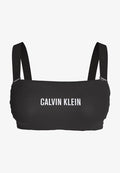 Calvin Klein Swimwear BANDEAU STRAPS INTENSE POWER SWIM - Bikini top - black