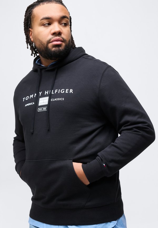 Tommy Hilfiger PLUS LOGO TERRY DRAWSTRING HOODY