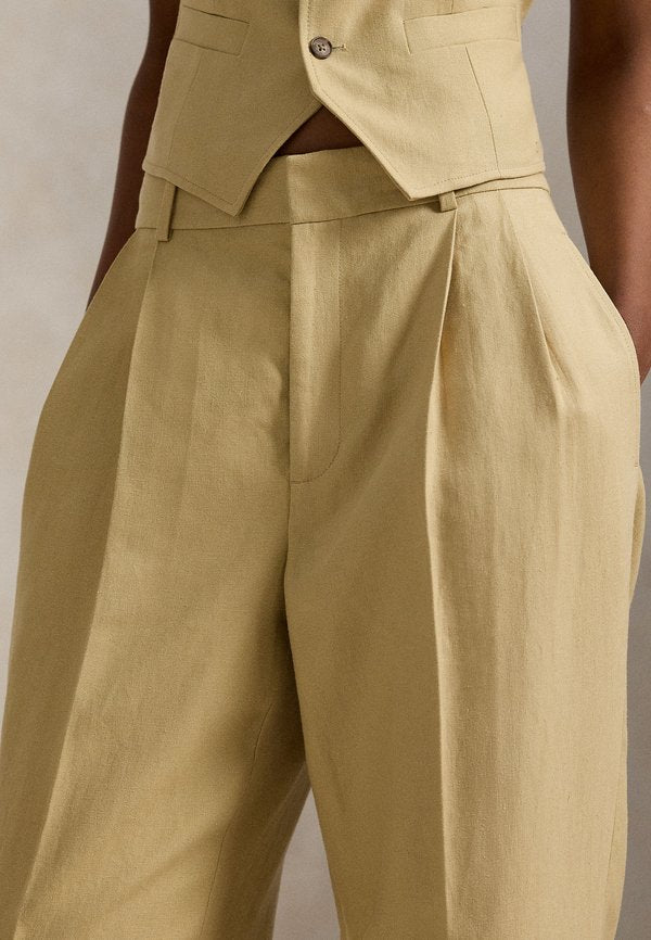 Polo Ralph Lauren HEMP PLEATED TAPERED PANT