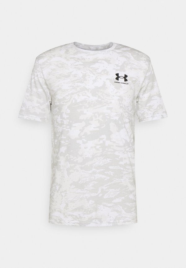 Under Armour CAMO - Print T-shirt - white/grey