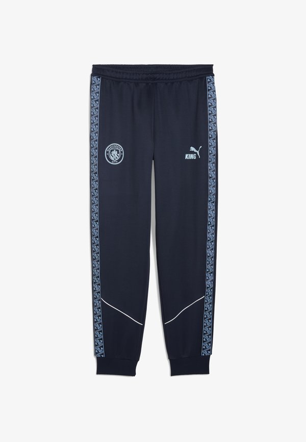 Puma MANCHESTER CITY FC KING ANTHEM PANT - Club wear - deep navy team light blue