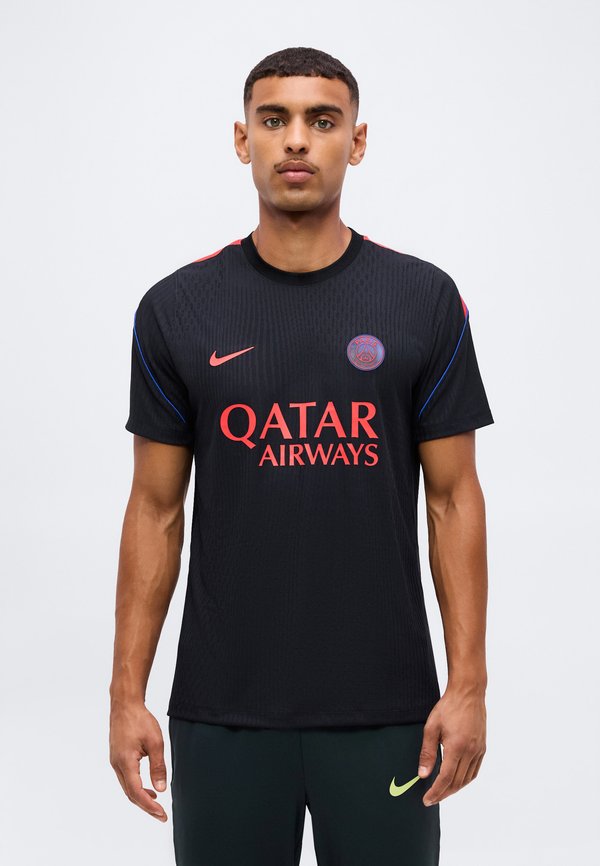 Nike Performance PARIS SAINT-GERMAIN STRIKE ELITE - Sports T-shirt - black/hyper royal/global red