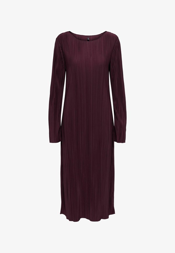 ONLY Plissé ONLPERY Midi - Jersey dress - winetasting