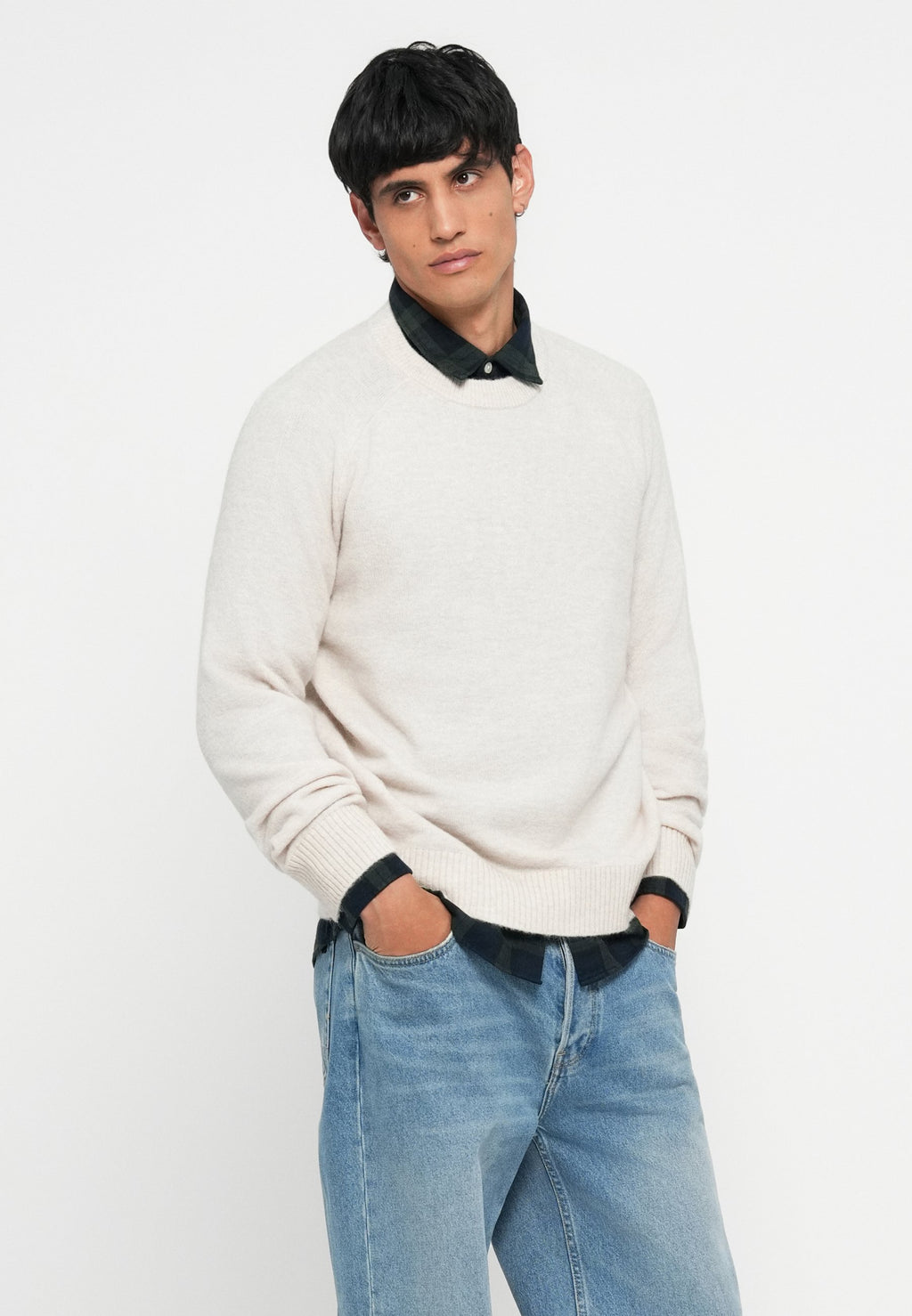 Selected SLHRAIT RELAXED CREW NECK