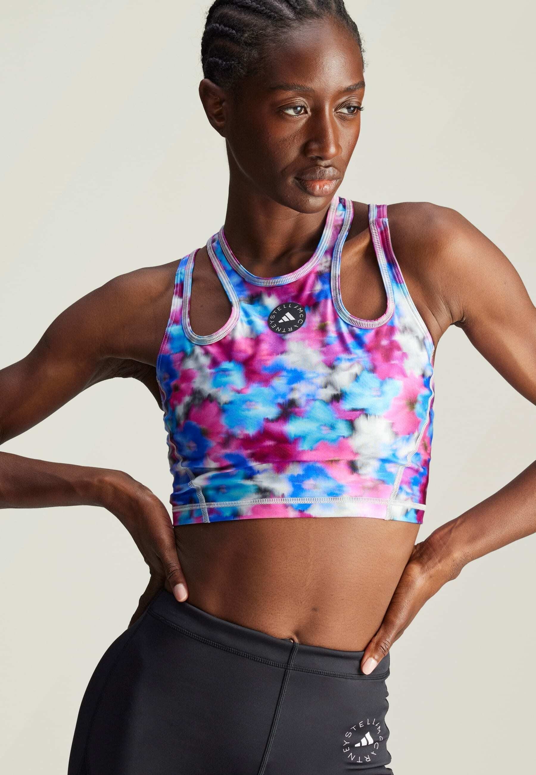 adidas by Stella McCartney TRUEPURPOSE PRINTED CROP