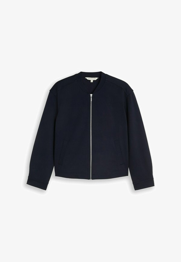 TOM TAILOR TOM TAILOR BLAZER LOOSE FIT JACKE MIT BOMBERKRAGEN - Bomber Jacket - sky captain blue