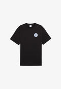 Puma WARDROBE ESSENTIALS LEGACY - Print T-shirt - black