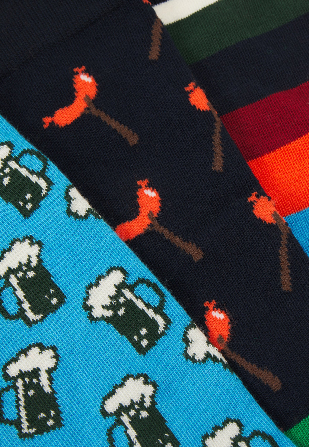 Happy Socks WURST AND BEER GIFT UNISEX 3 PACK