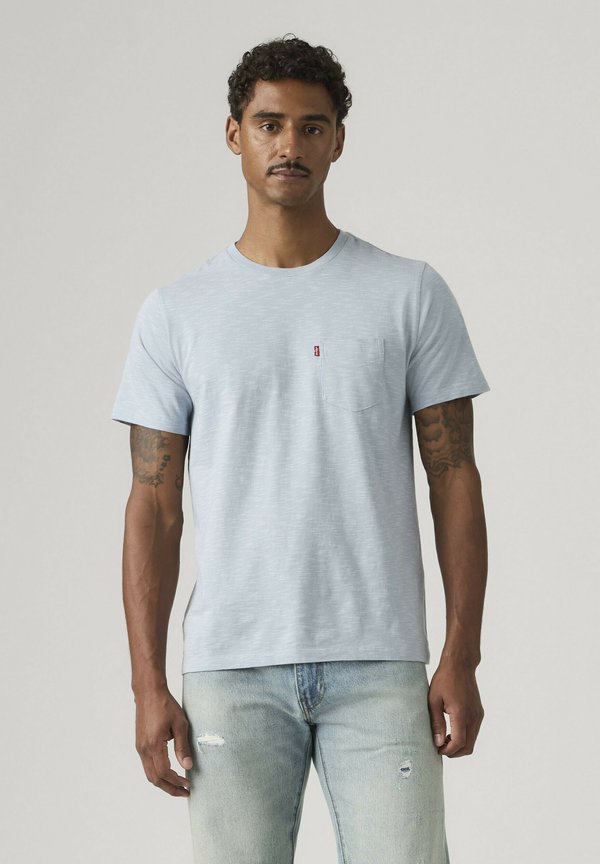 Levi's® CLASSIC POCKET TEE SLUB - Basic T-shirt - bright white - multi-color
