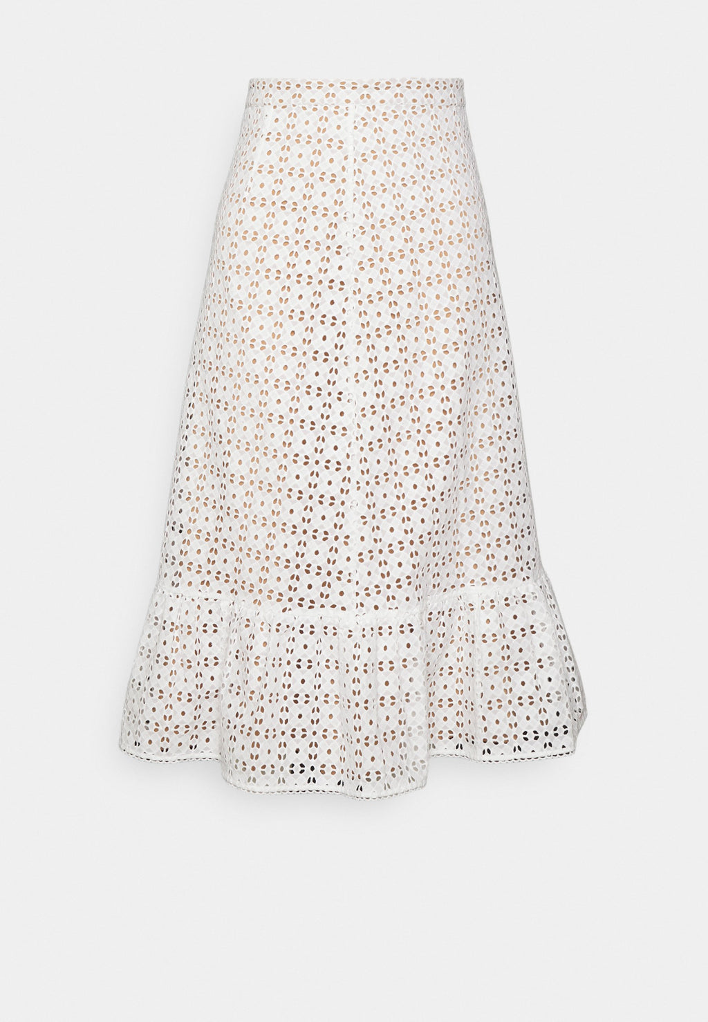 MICHAEL Michael Kors EYELETS MIDI SKIRT