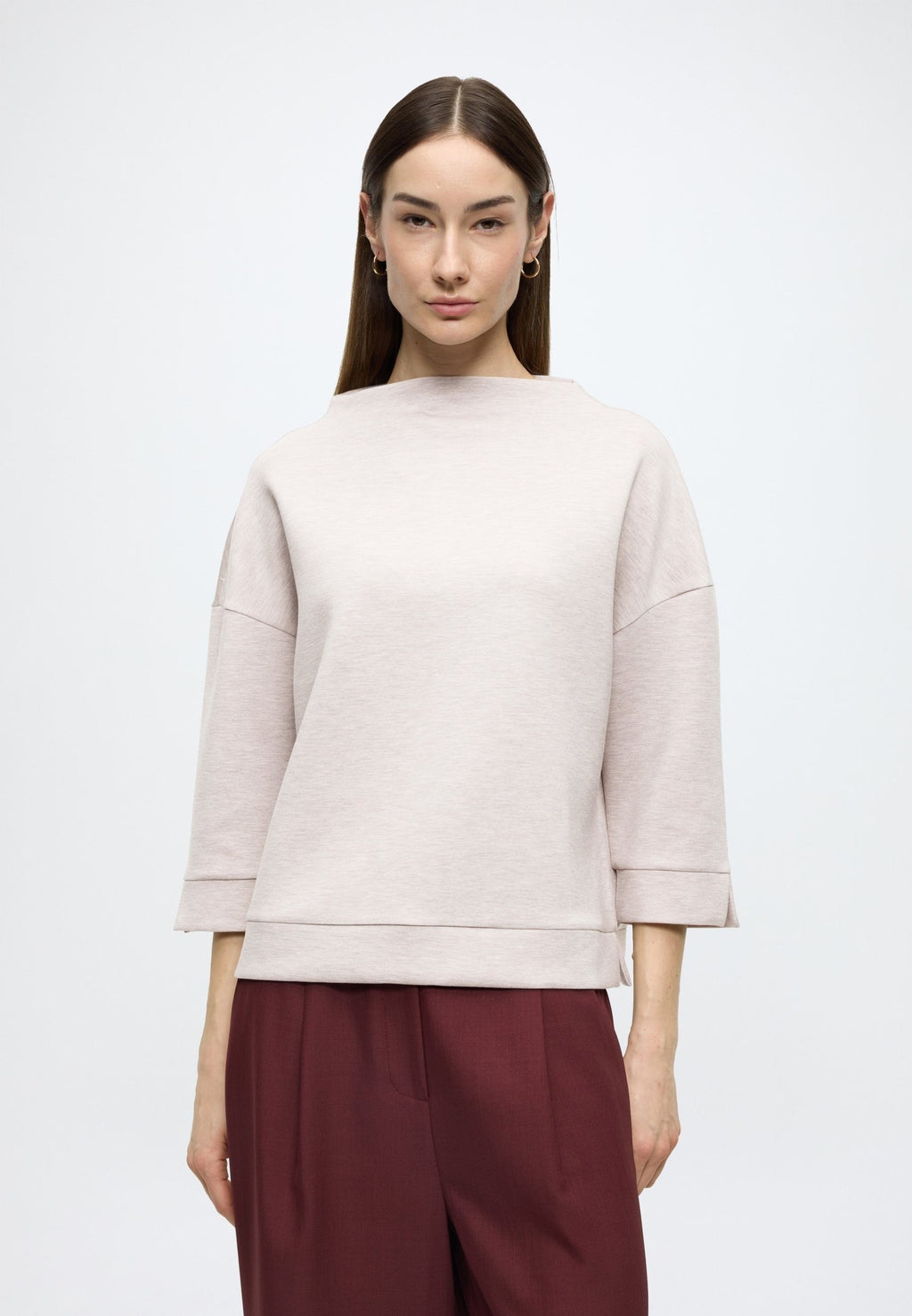 TOM TAILOR SWEATSHIRT MOCK NECK
