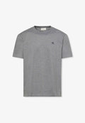 Calvin Klein SS EASY MONOGRAM  - Basic T-shirt - med grey htr