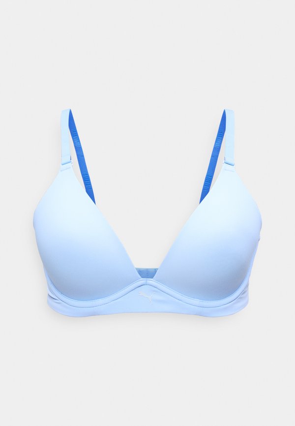 Puma WOMEN SOFT PADDED BRA - Triangle bra - light blue