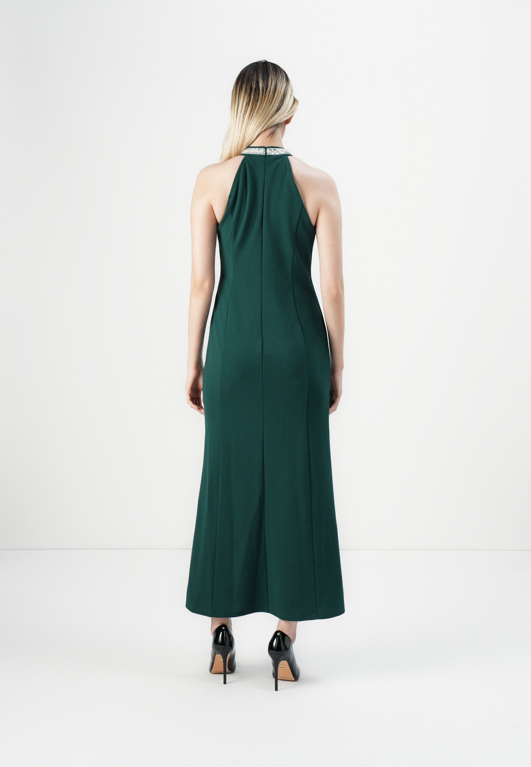 VILA VIVARA HALTER NECK DRESS