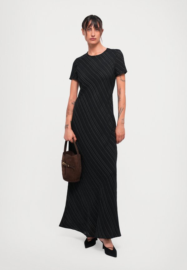 Proenza Schouler White Label DELPHINE DRESS STRIPE FLOU