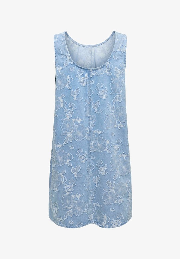 ONLY Denim ONLAUDE Short - Denim dress - light blue denim