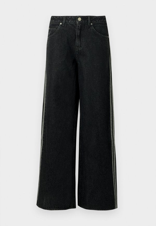 adidas Originals FIREBIRD - Relaxed fit jeans - true black denim
