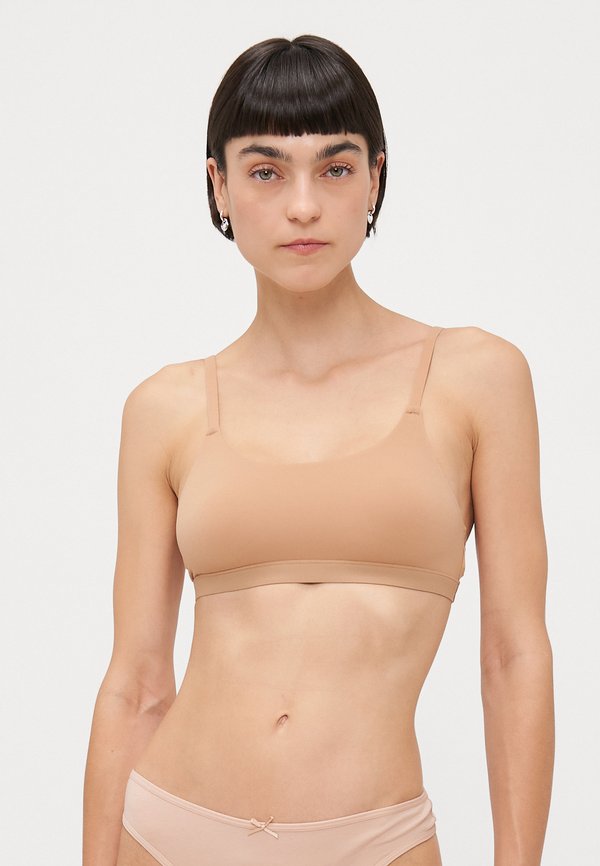 ONLY ONLPEACHY SCOOP BRALETTE  - Bustier - tawny birch
