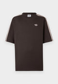 adidas Originals 3S TEE - Print T-shirt - aurora coffee