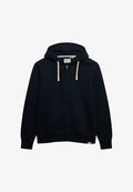 Superdry & Co MONOGRAM EMBROIDERED HOODIE - Zip-up sweatshirt - dark navy