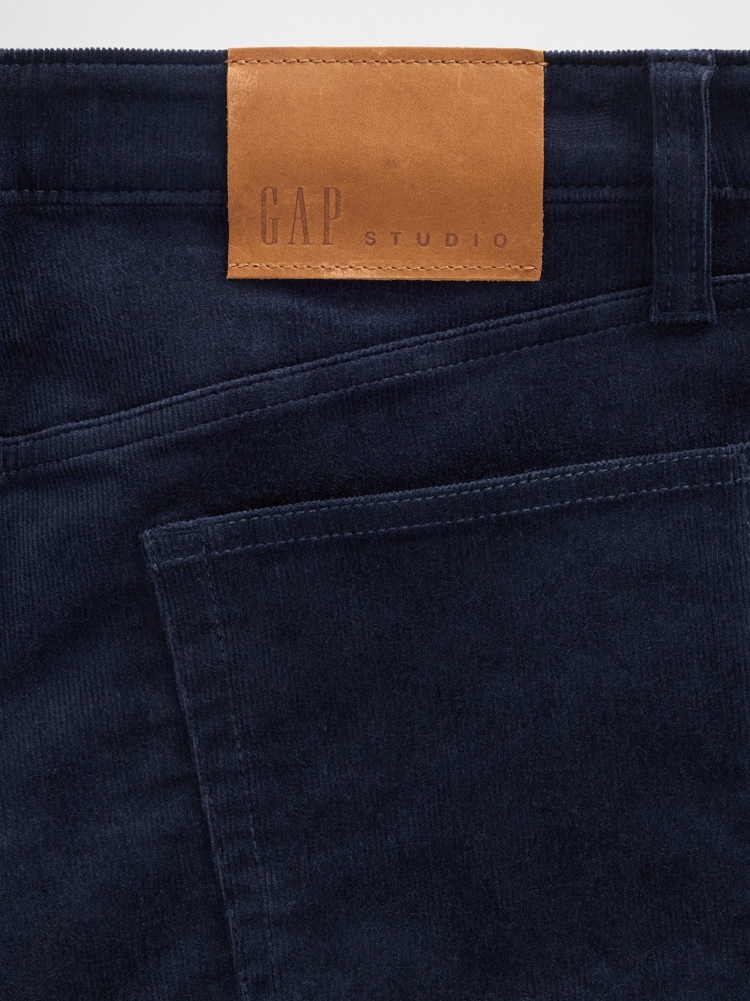 GAP GAPSTUDIO LOW RISE CORDUROY WIDE-LEG PANTS