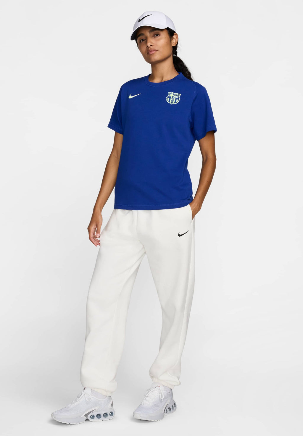 Nike Performance FC BARCELONA W NIKE TRAVEL SHORT SLEEVES TOP
