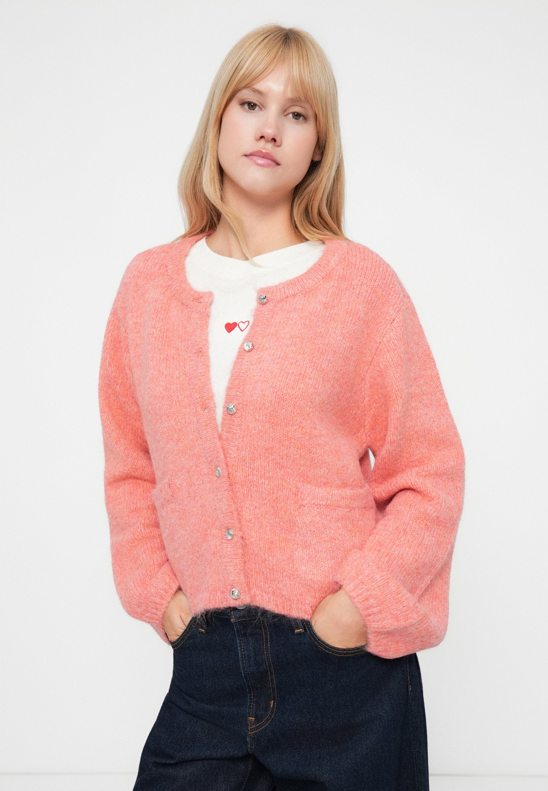 Object OBJSAGGIA RE L/S KNIT CARDIGAN NOOS