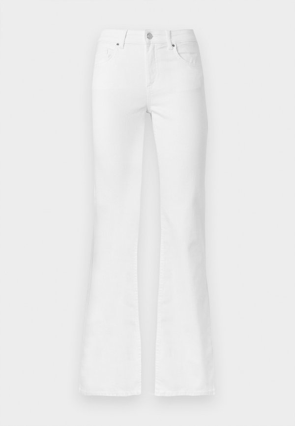 ONLY Flared fit ONLBLUSH Mid waist - Flared Jeans - white denim