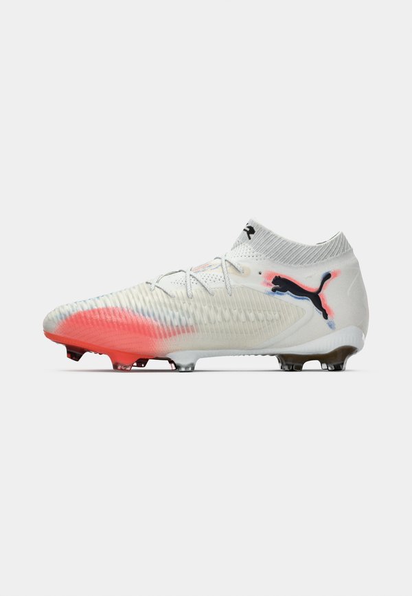 Puma FUTURE 8 ULTIMATE FG - Firm-ground football boots - white/black/glowing red