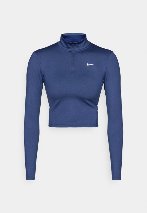 Nike Performance ONE - Long sleeved top - midnight navy/white