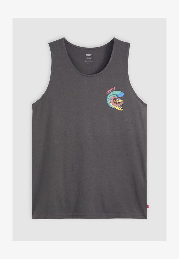 Levi's® RELAXED GRAPHIC TANK - Top - surf pirate black