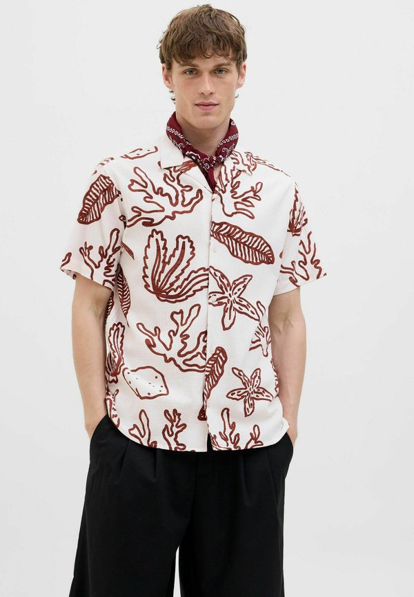 Jack & Jones Resort Relaxed Fit - Shirt - cloud dancer