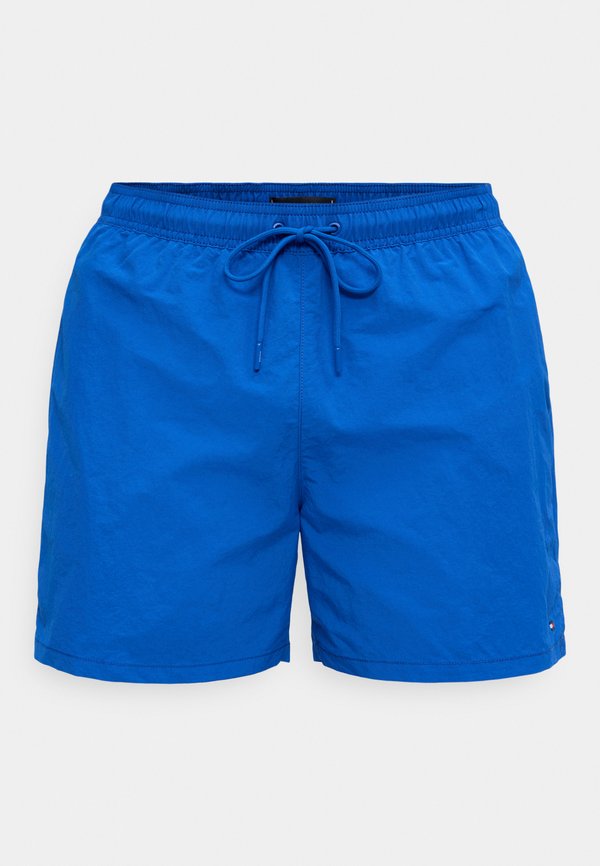 Tommy Hilfiger FLAG EMBROIDERY MID LENGTH SWIM SHORTS - Swimming shorts - regal blue
