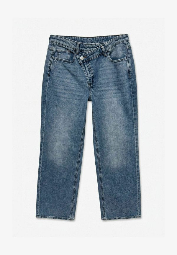 Vero Moda WIDE-FIT JEANS VMTESSA HIGH RISE WIDE LEG FIT JEANS - Wide Leg - medium blue denim