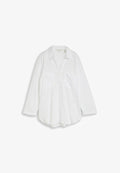 TOM TAILOR BLOUSE SHIRT - Button-down blouse - white
