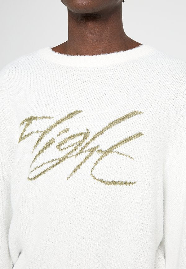Jordan M J FLT HRTG CROP SWEATER