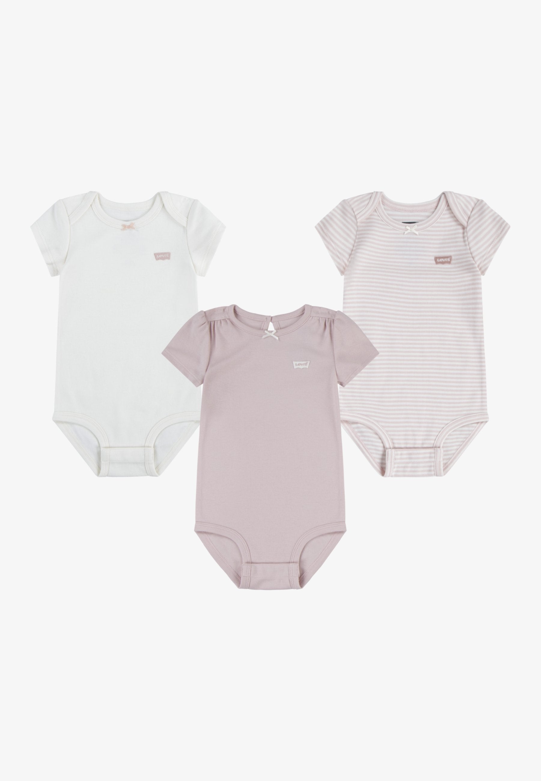 Levi's® 3 PACK BOW BODYSUIT SET