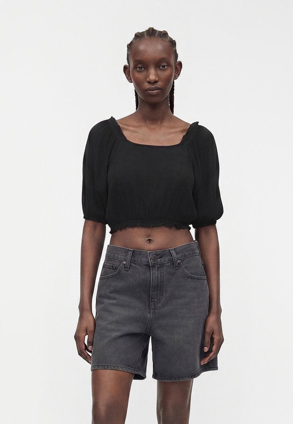 ONLY ONLCHIARA COTTAGE CORE  - Blouse - black