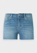 ONLY ONLWAUW - Denim shorts - medium blue denim