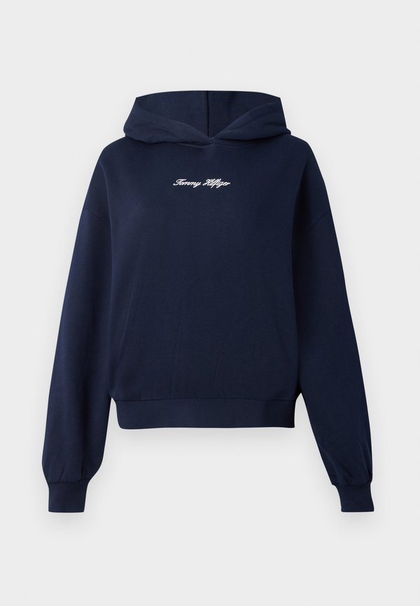 Tommy Hilfiger CLASSIC SCRIPT HOODIE - Hoodie - dark night navy