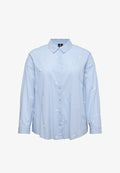 Vero Moda Curve VMCODONA - Button-down blouse - brunnera blue