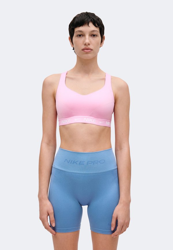 Nike Performance INDY BRA - High support sports bra - pink rise
