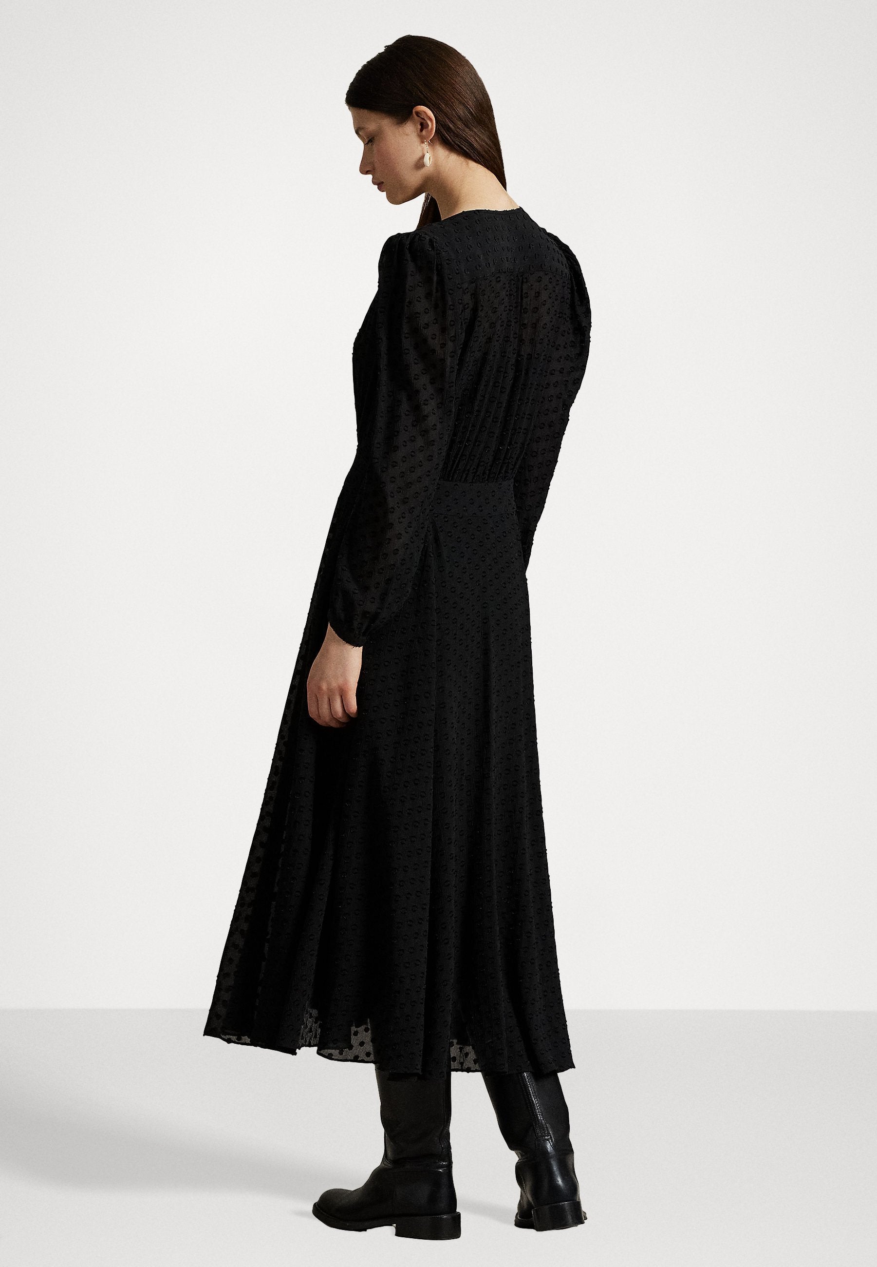 Polo Ralph Lauren SILK-BLEND BLOUSON DRESS