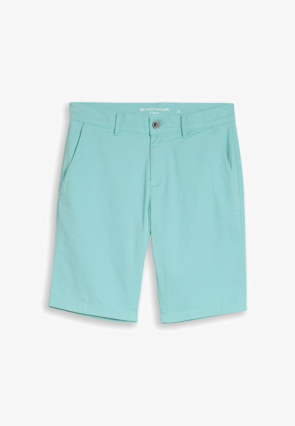 TOM TAILOR SLIM CHINO SHORTS - Shorts - river teal
