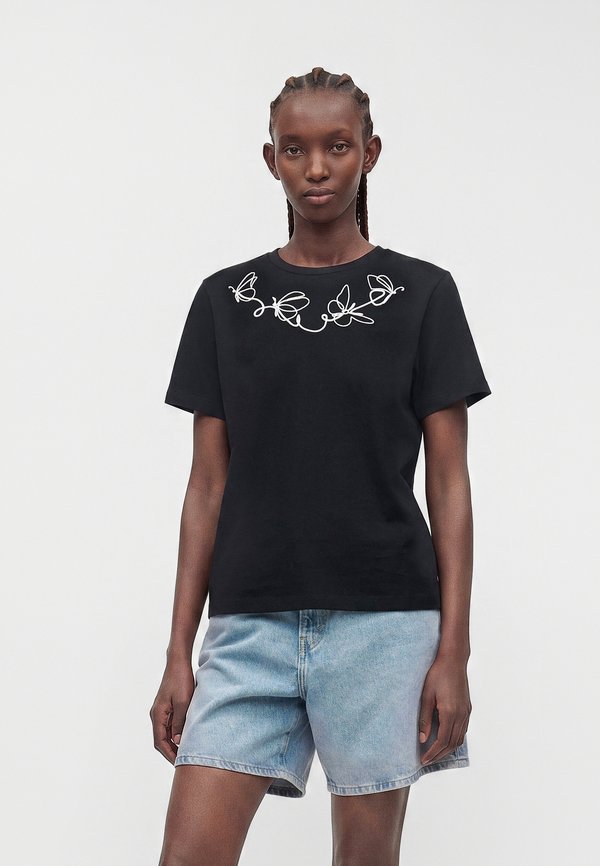 Vero Moda VMANNA - Print T-shirt - black