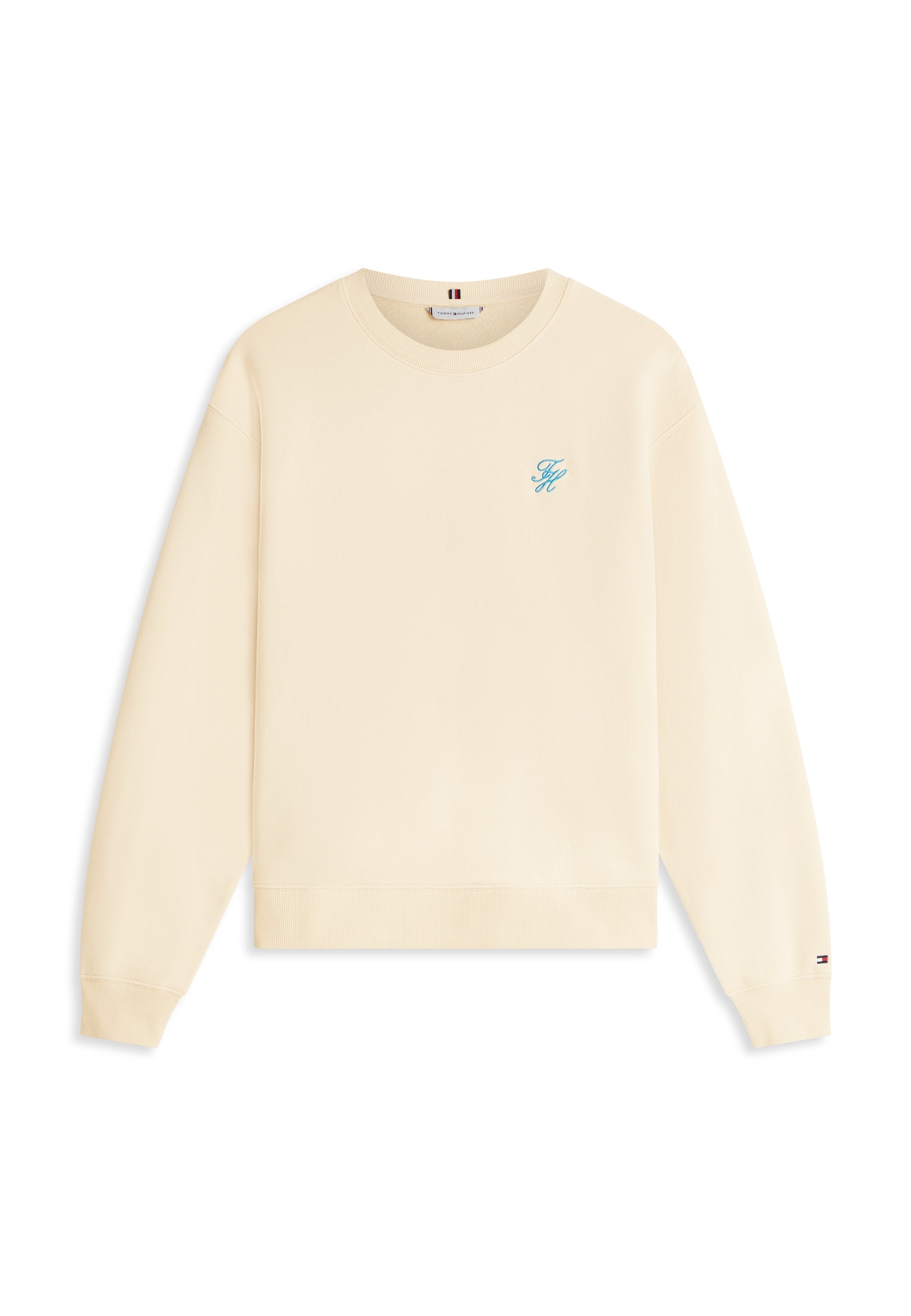 LOGO EMBROIDERY CREW NECK SWEATSHIRT Media 1