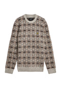 Lyle & Scott BRUSHED INTARSIA CREW NECK