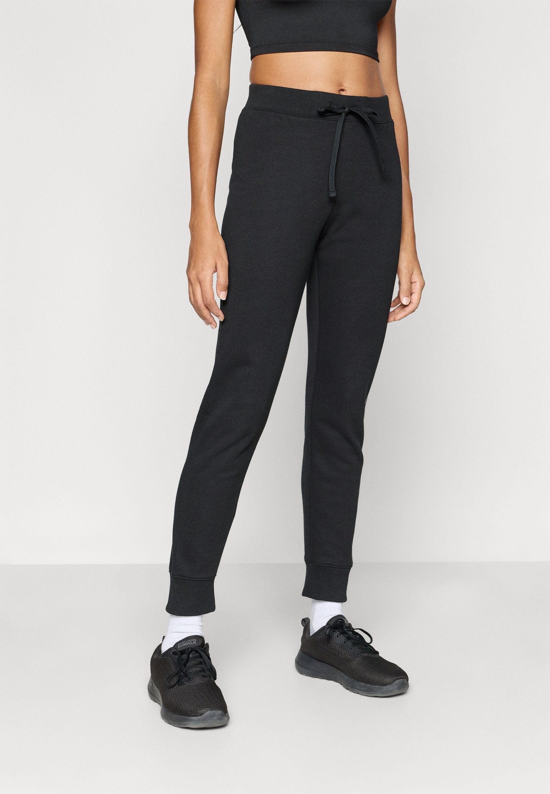 Champion BASICS CUFF PANTS LARGE LOGO
